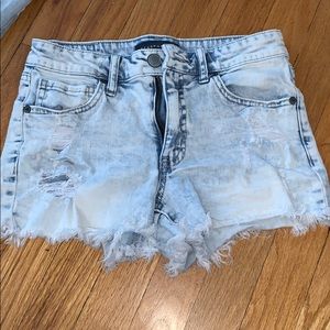 Aeropostale high waisted midi shorts